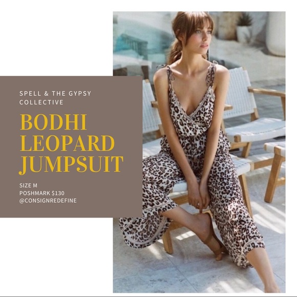 SPELL & THE GYPSY Bodhi Leopard Jumpsuit - Picture 2 of 8